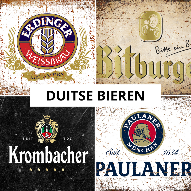 Duitse Bieren reclameborden cadeau pakket
