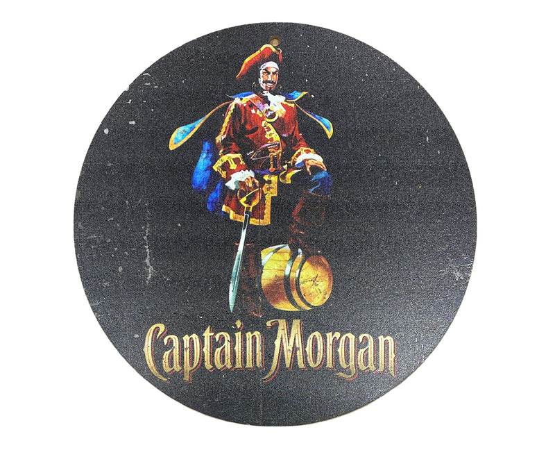 Houten reclamebord Captain Morgan Black 20x20 cm