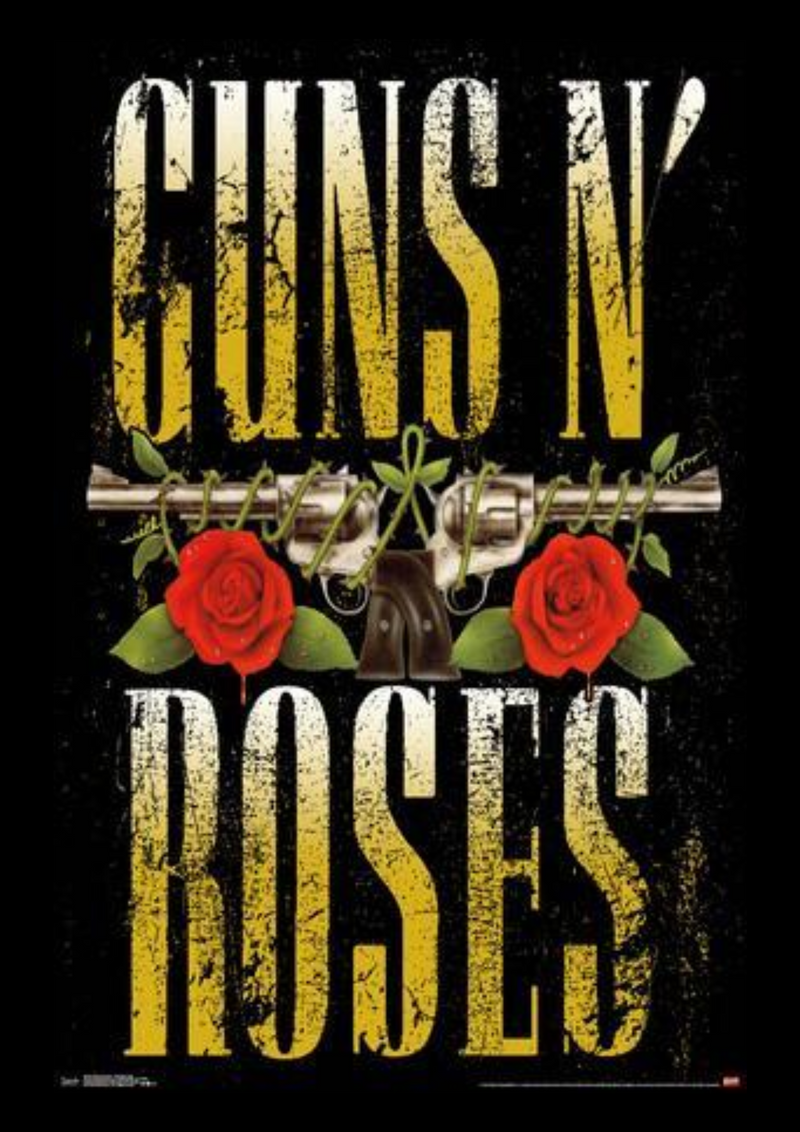 Metalen reclamebord Guns N Roses 20x30 cm