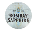 Houten reclamebord Bombay Sapphire 20x20 cm